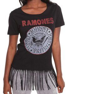 Ramones Seal punk rock Fringe Official T-Shirt L NWT
